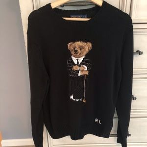 POLO By Ralph Lauren Golf Bear Sweater Size Medium